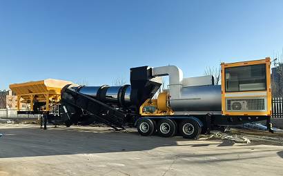 Management and maintenance of mobile asphalt mixing plants